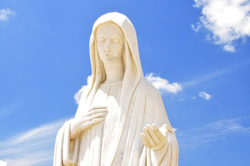 statue virgin mary medjugorje hotel pansion porta bosnia herzegovina creative commons by gnuckx 4695297682